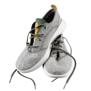 Allbirds SuperLight Wool Runner Grey Green Yellow Womens 9 Sneakers SLWR A10243W